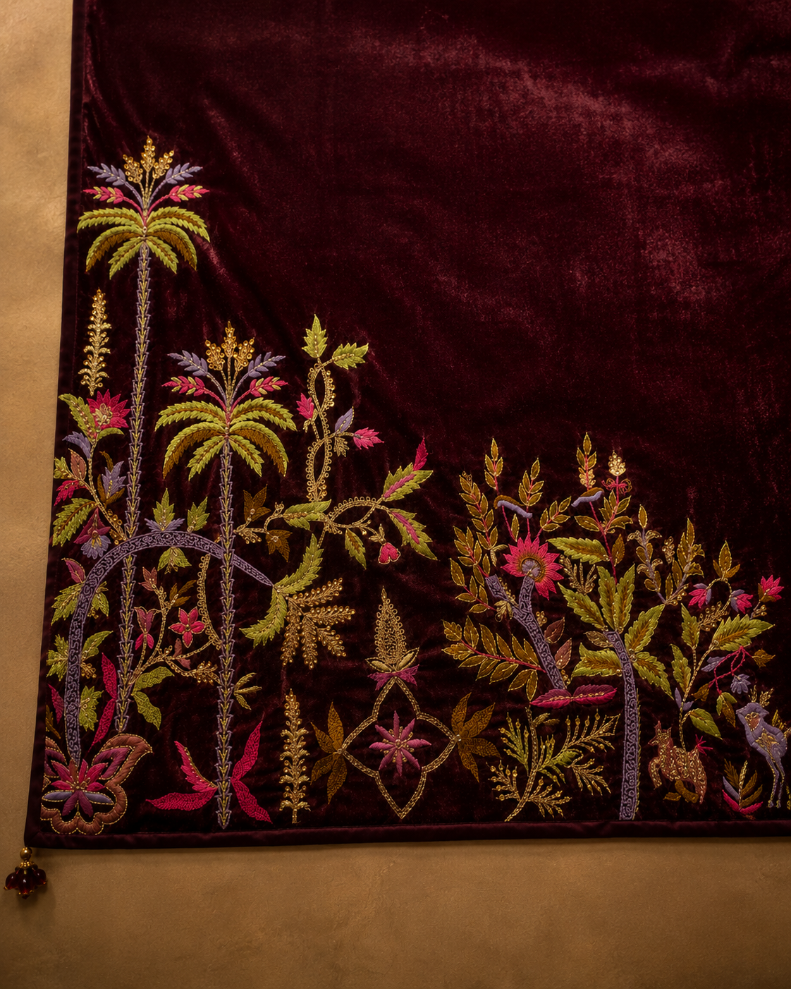 Imperial Velvet Shawl