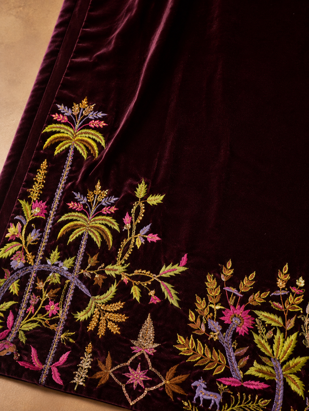 Imperial Velvet Shawl