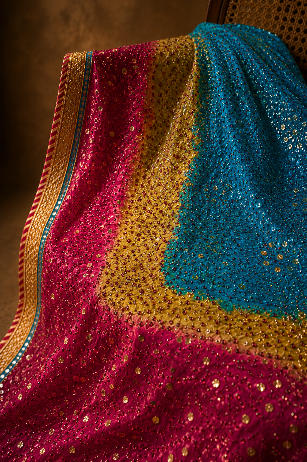 Royal Spectrum Shawl