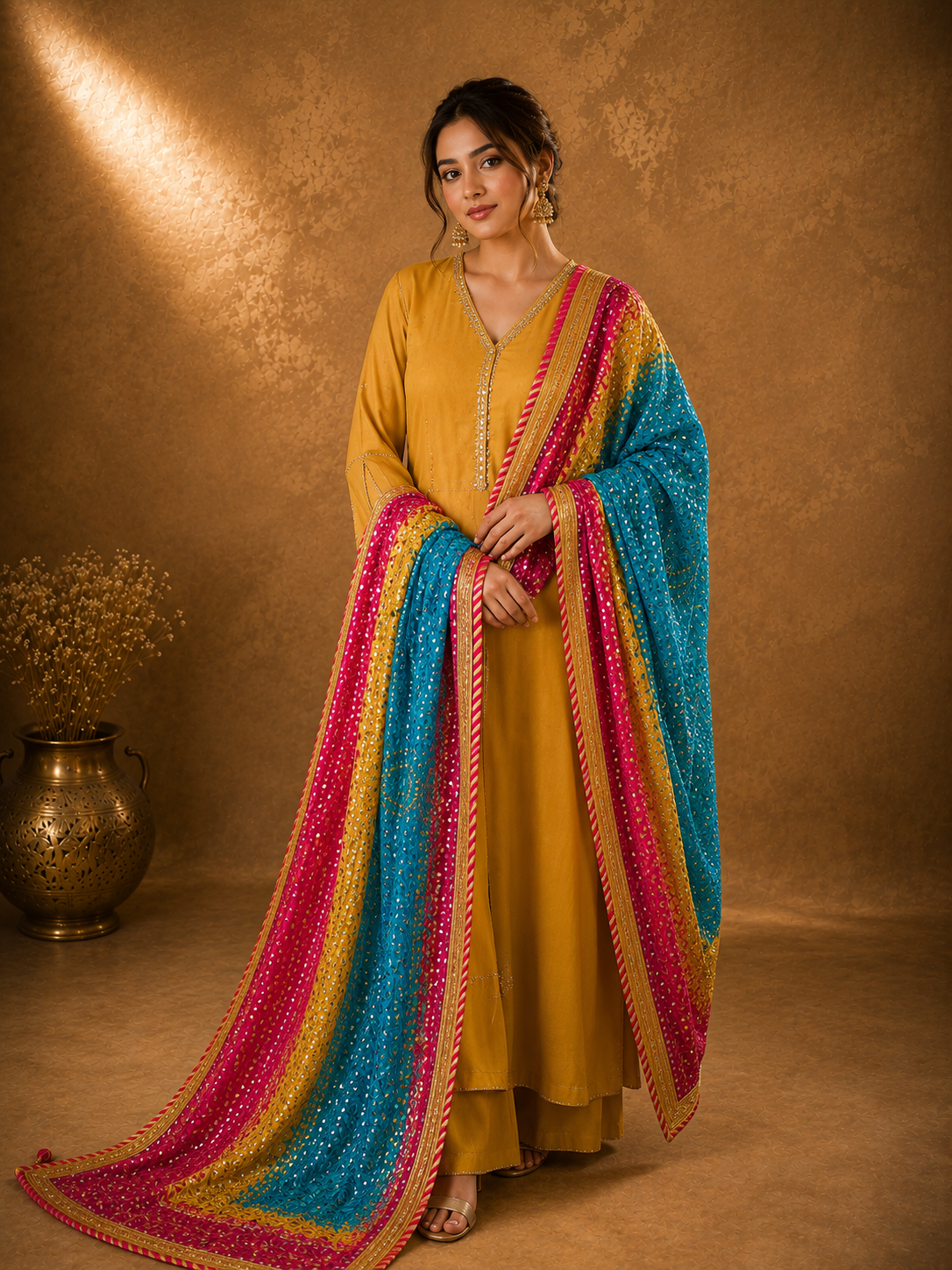 Royal Spectrum Shawl