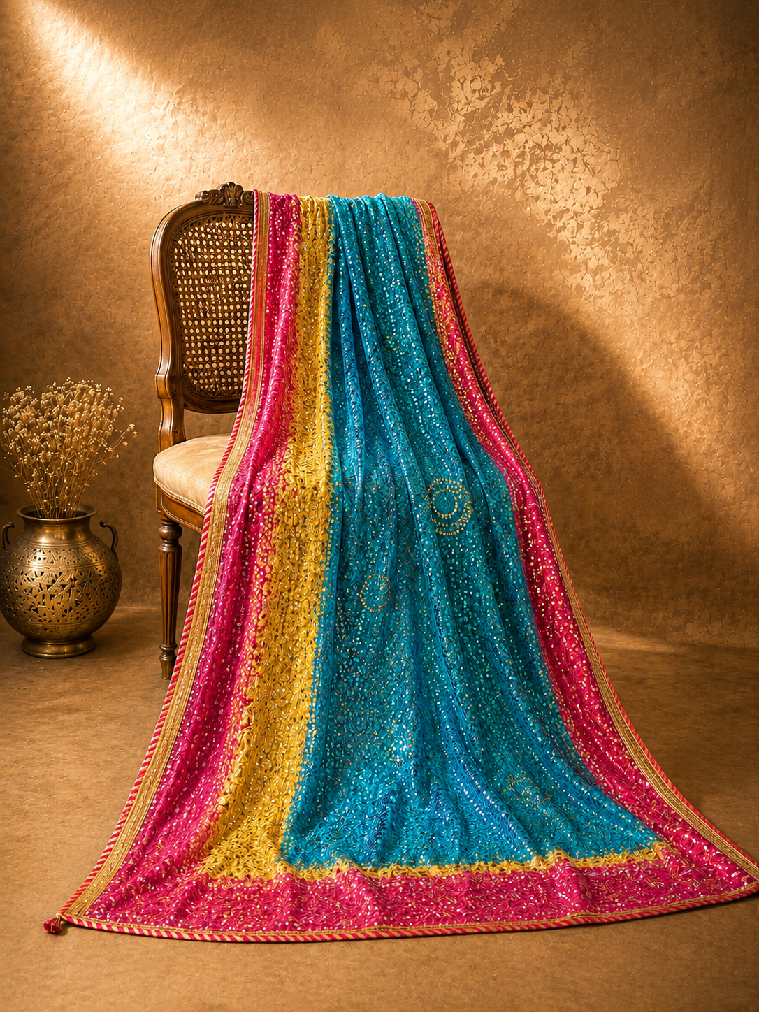 Royal Spectrum Shawl