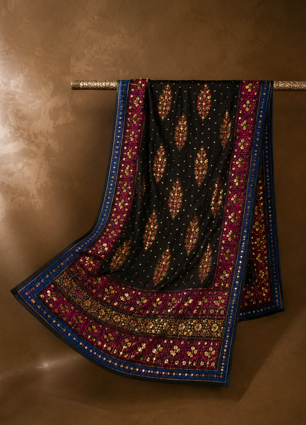 Rang-e-Shab Shawl