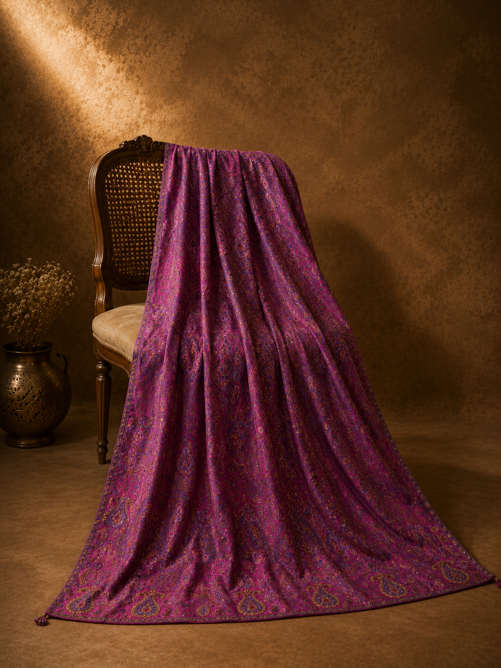 Nayab Violet Shawl
