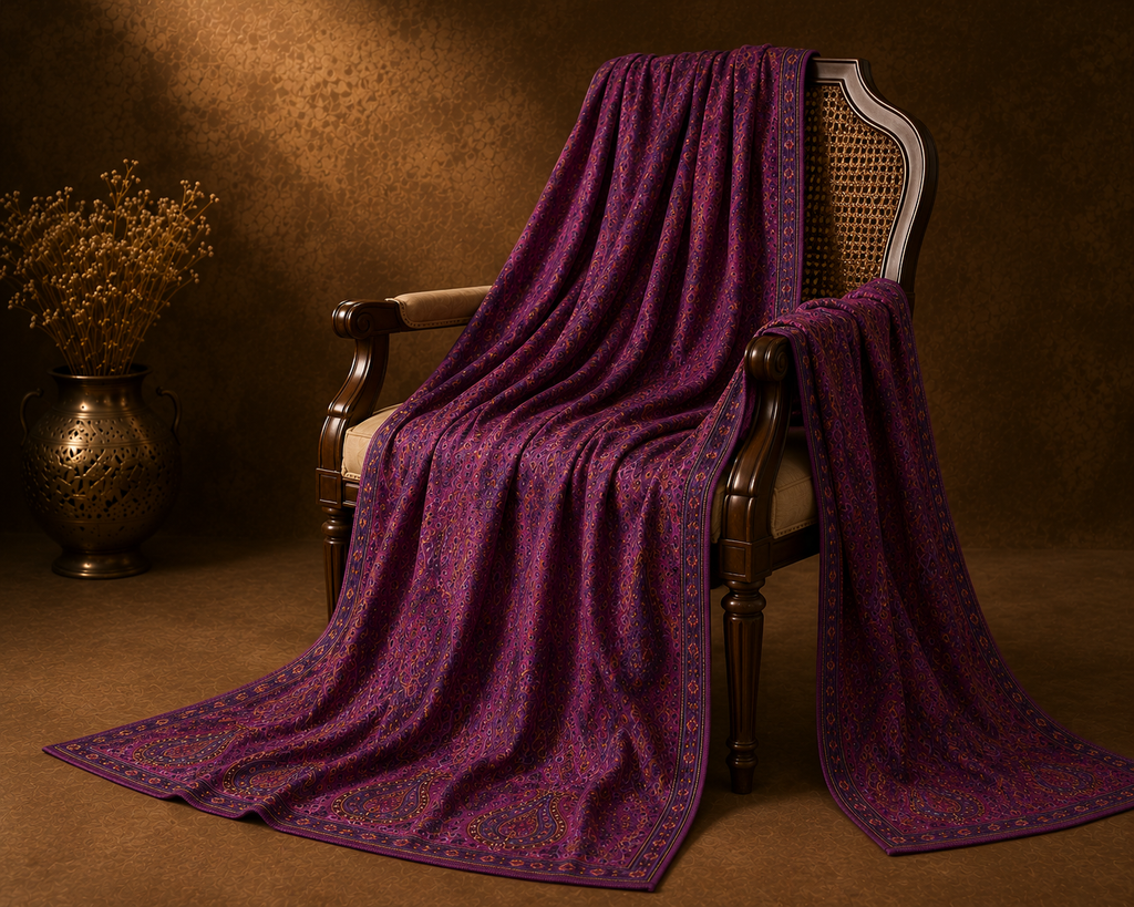 Nayab Violet Shawl